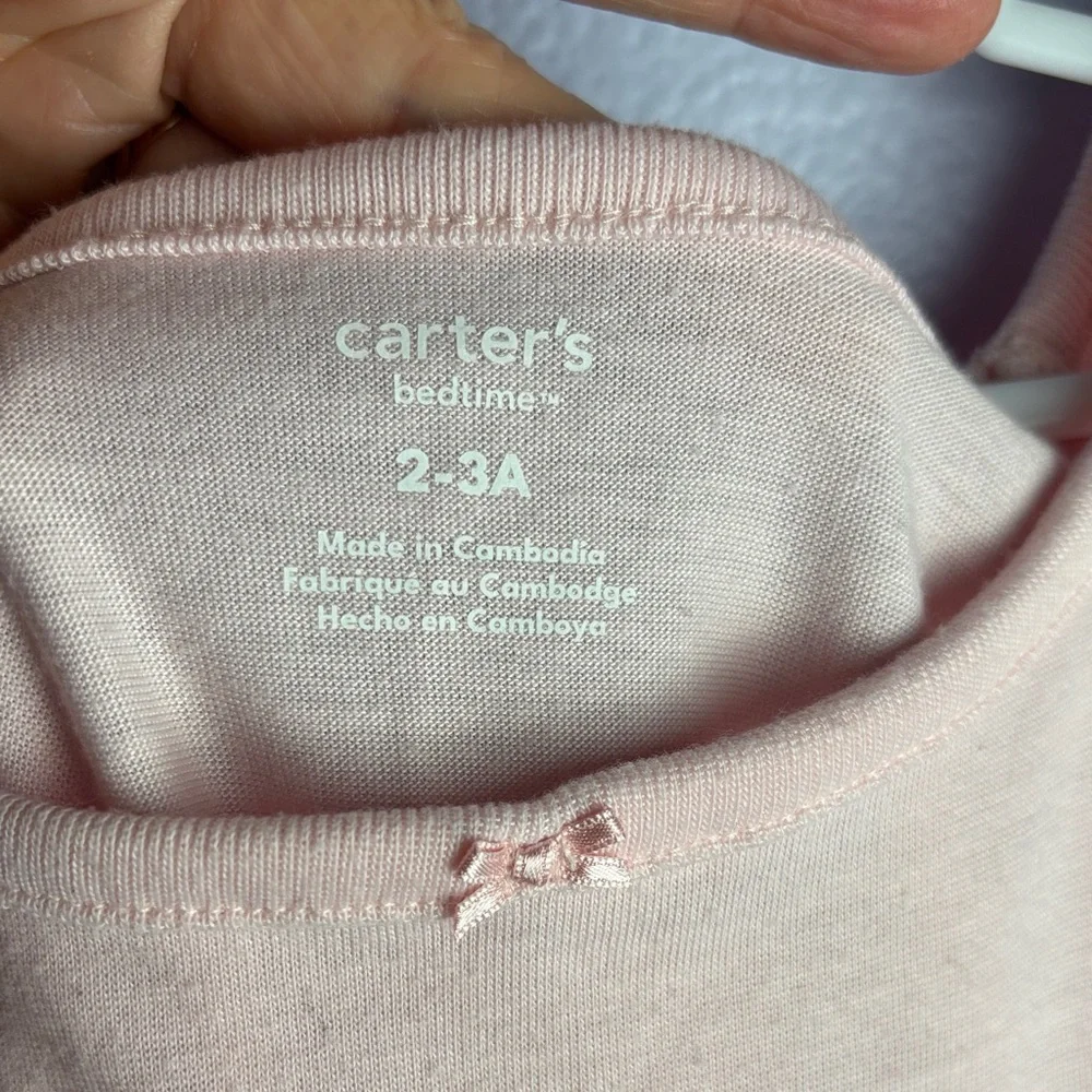 Carter's Pink Unicorn Nightgown With Unicorn Graphic Magical Dreams